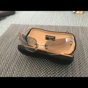 Chanel frameless sunglasses